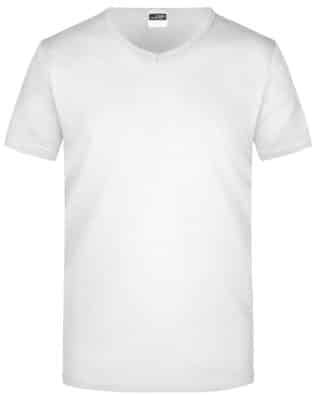 James & Nicholson Men’s Slim Fit V-T C3-JN912-W