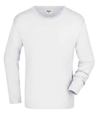 James & Nicholson Men’s Long-Sleeved Medium C3-JN913-W