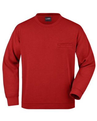 James & Nicholson Men’s Round Sweat Pocket C3-JN924