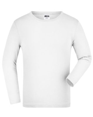 James & Nicholson Junior Shirt Long-Sleeved Medium C3-JN913K-W