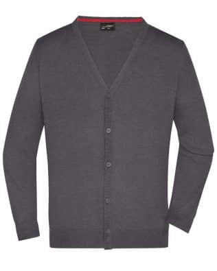 James & Nicholson Men’s V-Neck Cardigan C3-JN661