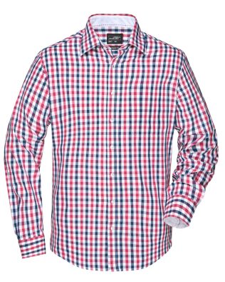 James & Nicholson Men’s Checked Shirt C3-JN617