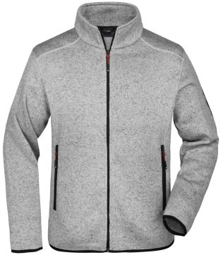James & Nicholson Men’s Knitted Fleece Jacket C3-JN762