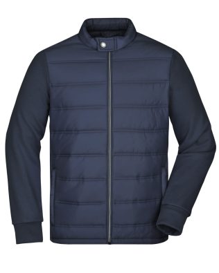 James & Nicholson Men’s Hybrid Sweat Jacket C3-JN1124