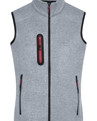 James & Nicholson Ladies’ Knitted Fleece Vest C3-JN773