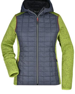 James & Nicholson Ladies’ Knitted Hybrid Jacket C3-JN771