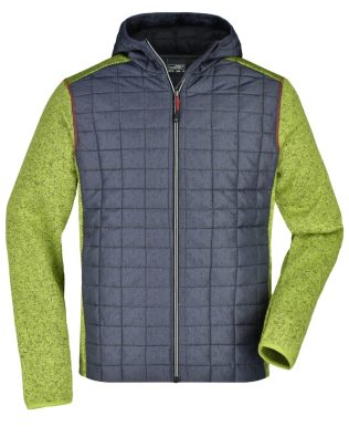 James & Nicholson Men’s Knitted Hybrid Jacket C3-JN772