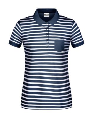 James & Nicholson Ladies’ Polo Striped C3-8029