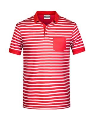 James & Nicholson Men’s Polo Striped C3-8030