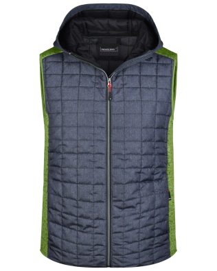James & Nicholson Men’s Knitted Hybrid Vest C3-JN768