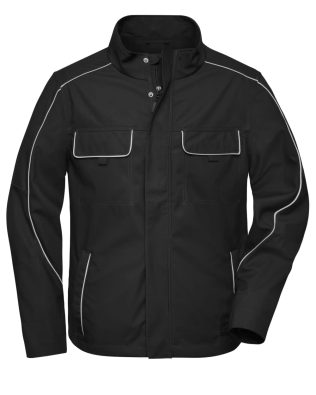 James & Nicholson Workwear Softshell Light Jacket – Solid – C3-JN882-4XL-6XL