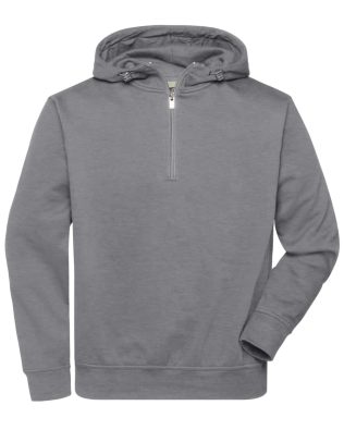 James & Nicholson Bio Workwear-Half Zip Hoody C3-JN839