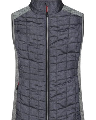 James & Nicholson Ladies’ Knitted Hybrid Vest C3-JN739