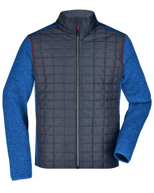 James & Nicholson Men’s Knitted Hybrid Jacket C3-JN742