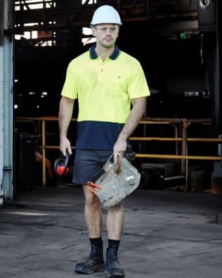 Custom Syzmik Unisex Hi Vis Basic Short Sleeve Polo FA-ZH231