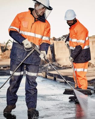 Custom Syzmik Mens Hi Vis Taped Storm Pant FA-ZJ352