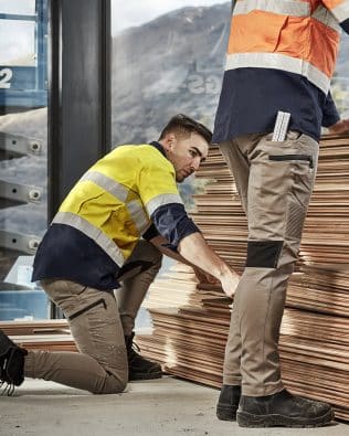 Custom Syzmik Mens Streetworx Stretch Pant – Cuffed FA-ZP340