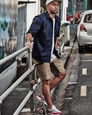 Custom Syzmik Mens Streetworx Stretch Short FA-ZS340