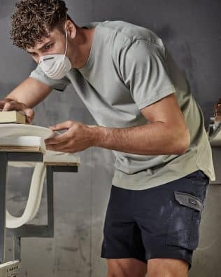 Custom Syzmik Mens Rugged Cooling Stretch Short Short FA-ZS607