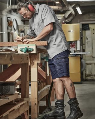 Custom Syzmik Mens Streetworx Heritage Short FA-ZS822