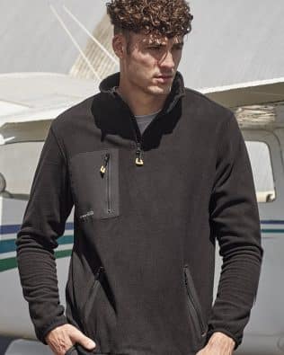 Custom Syzmik Unisex Streetworx Lightweight 1/4 Zip Polar Fleece FA-ZT210