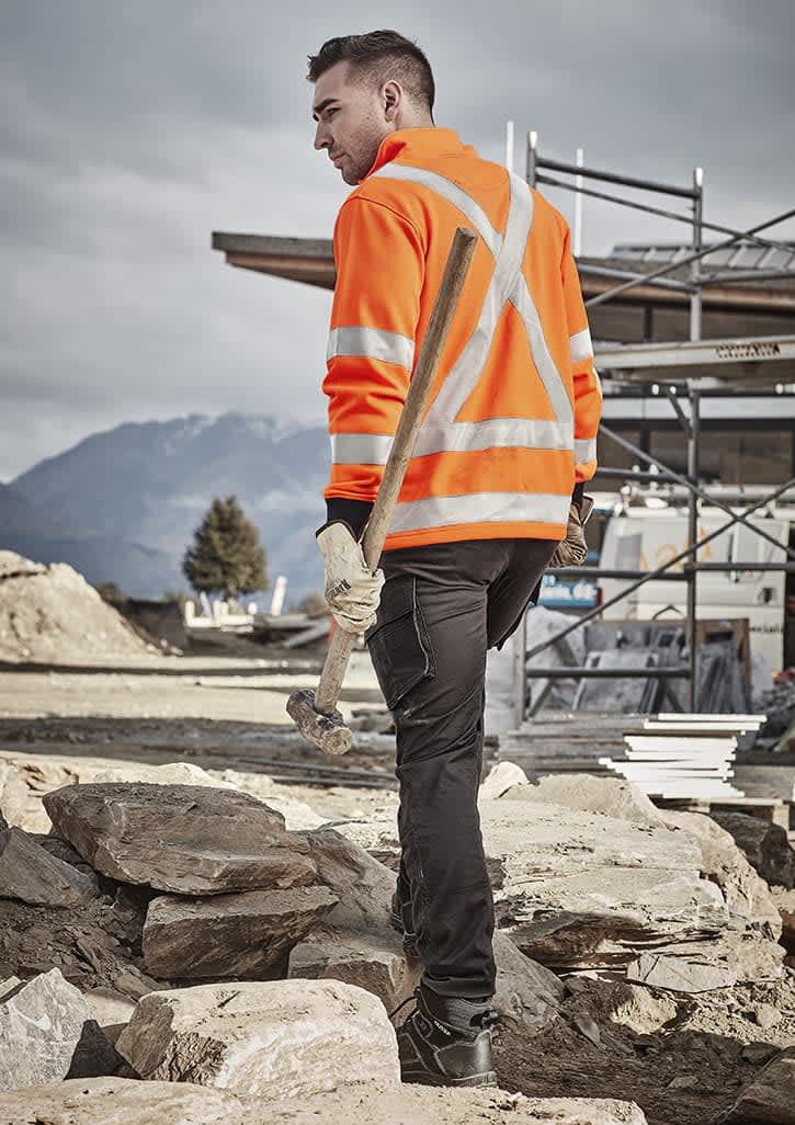 Unisex Hi Vis X Back Rail Jumper FA-ZT660