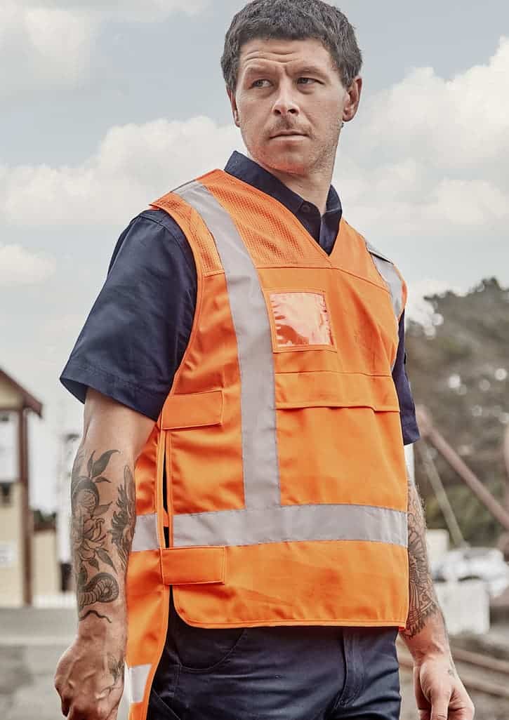 Unisex Hi Vis NSW Rail Vest FA-ZV697