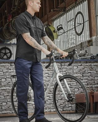 Custom Syzmik Mens Midweight Drill Cargo Pant (Stout) FA-ZW001S