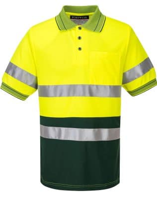 Custom Portwest Micro Mesh 2Tone Polo D&N S/S