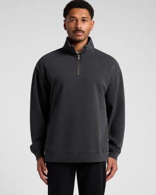 Custom AS Colour Relax Faded Half Zip AS-5167