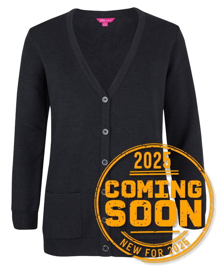 JB's LADIES ANTI-BACTERIAL ISO 20645 CARDIGAN
