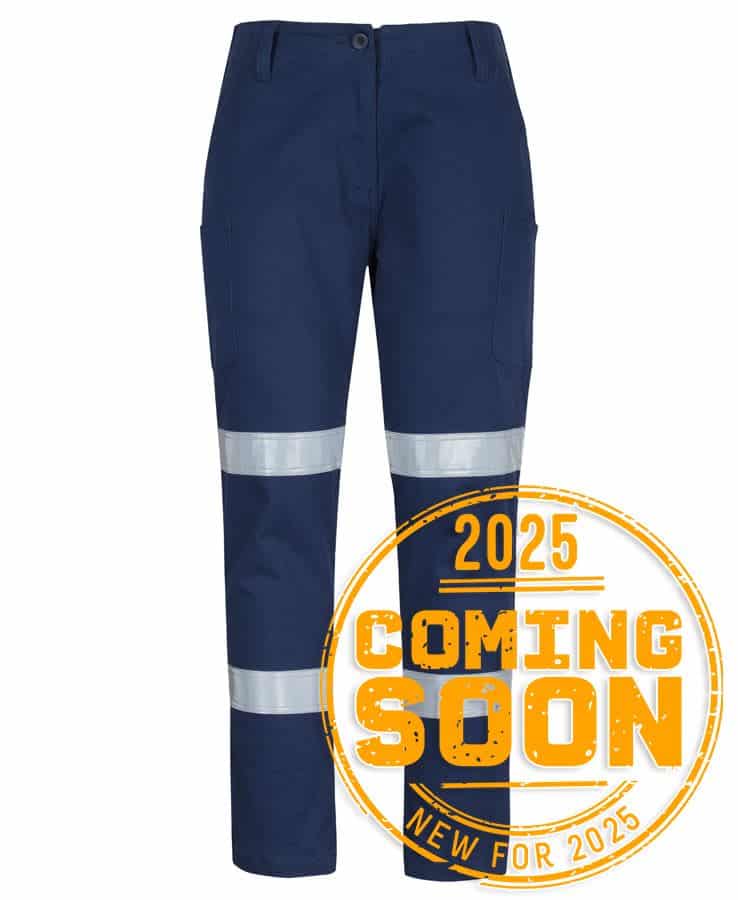 JB's LDS MULTI PKT STRETCH TWILL PANT WITH D+N TAPE NAVY-