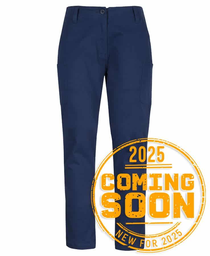 JB's LADIES MULTI PKT STRETCH TWILL PANT NAVY-
