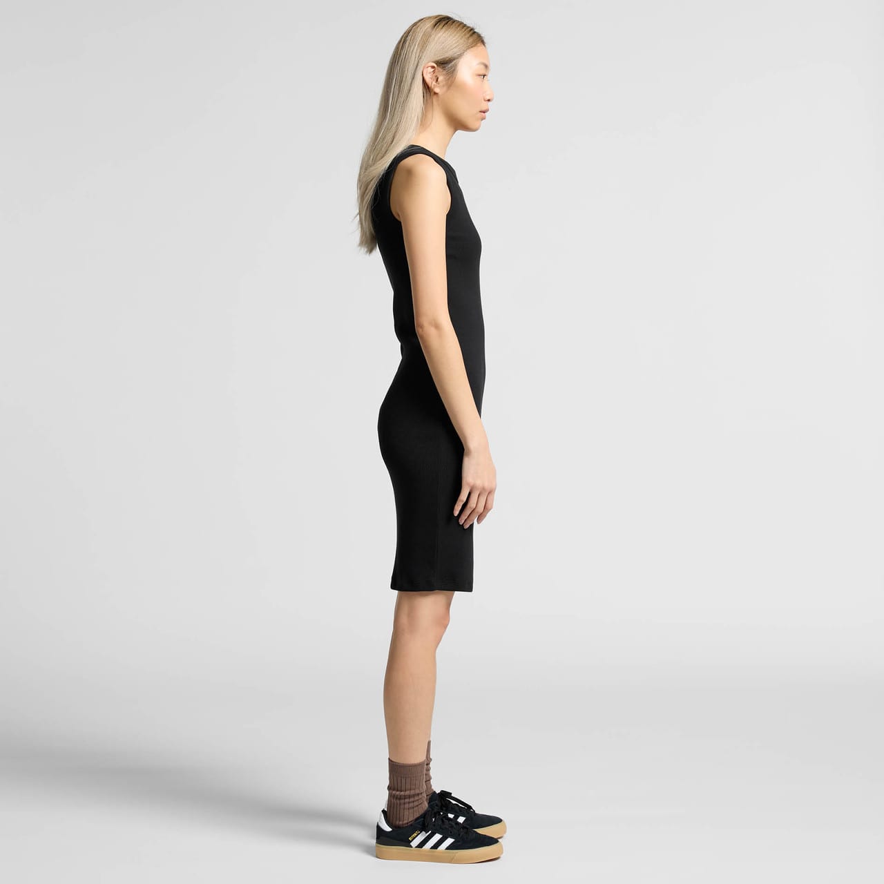 Wo's Organic Rib Dress | 4066G