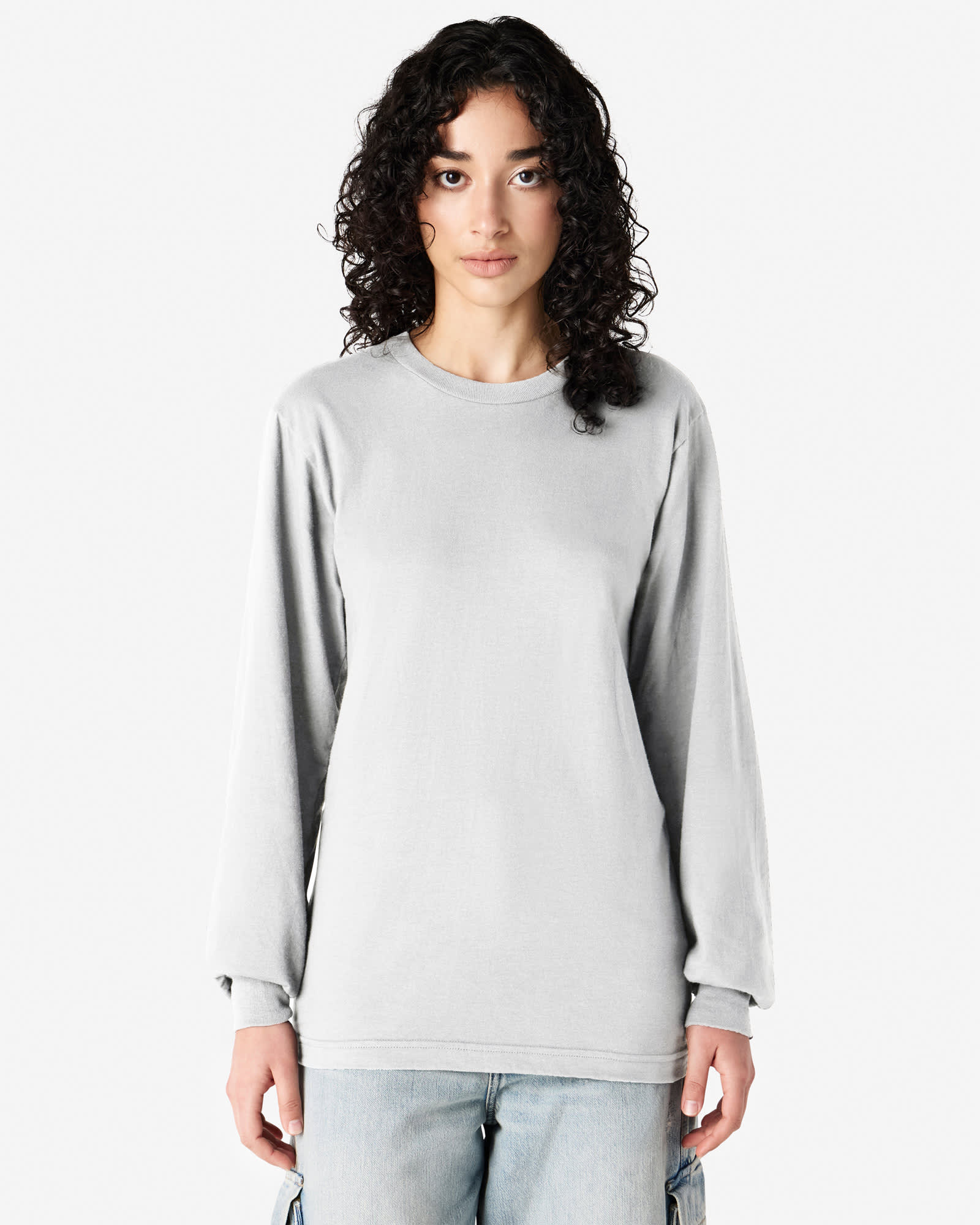 American Apparel Fine Jersey Long Sleeve T-Shirt