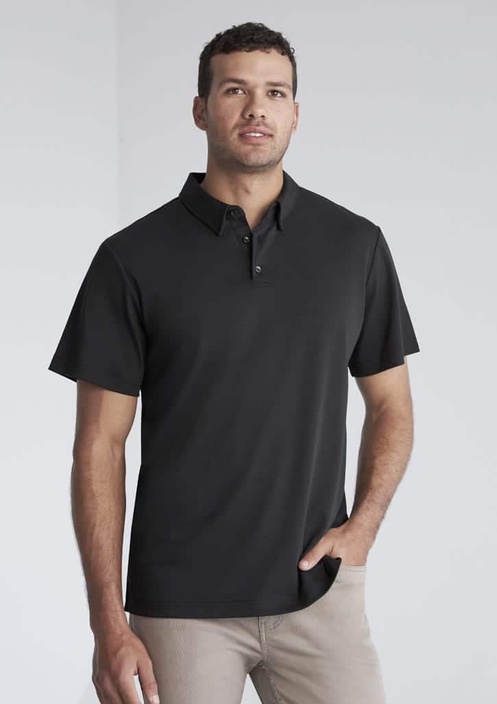 Mens Lotus Short Sleeve Polo
