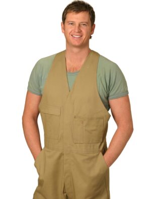 Shiny Men’s Cotton Drill Action Back Overall-Regular SH-WA01