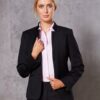Ladies' Wool Blend Stretch Reverse Lapel Jacket